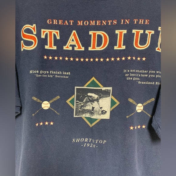 Vintage America Eagle Outfitters Baseball Single Stitch Shirt Size L USA - Picture 4 of 5